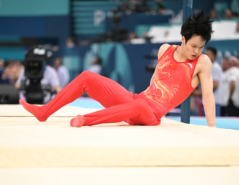体操项目中，中国队表现出色，取得奖牌